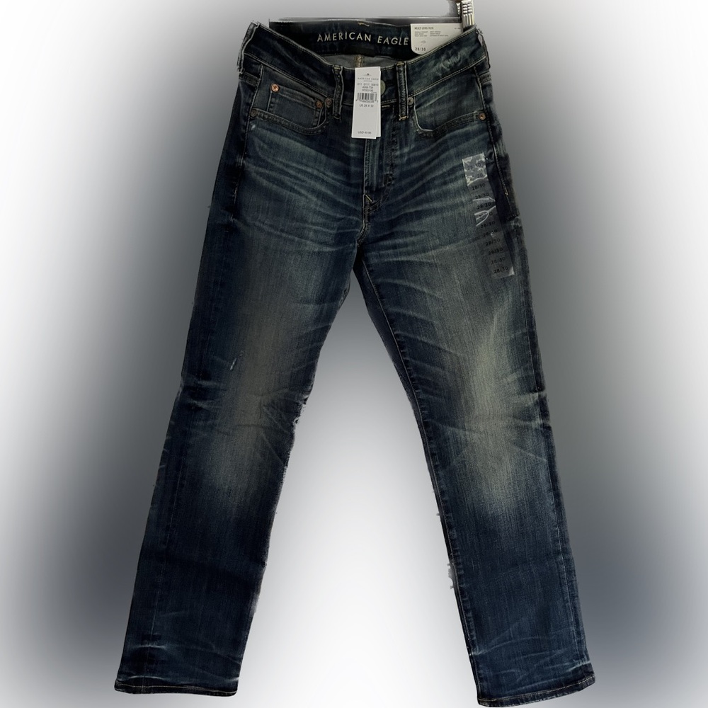American Eagle AE Flex Original Straight Next Level Flex 28/30 Dark Indigo